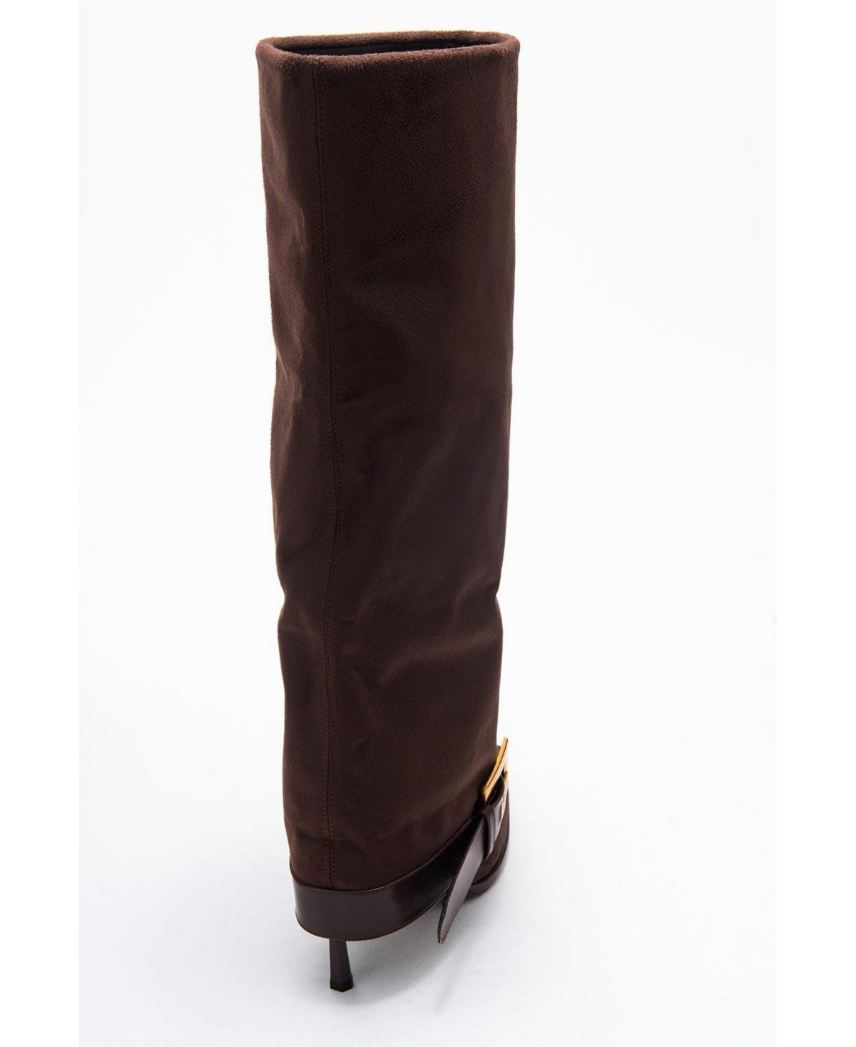 Prologue Shoes Women's Elva Buckle Strap Knee High Boot