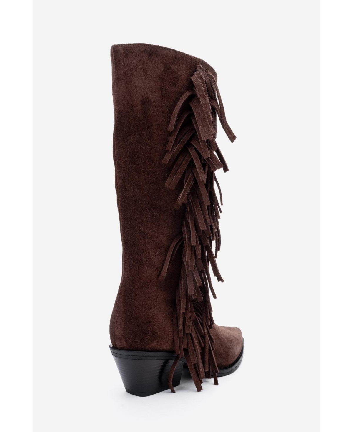 Forever & Always Shoes Women Orlo Leather Fringed Western Boot