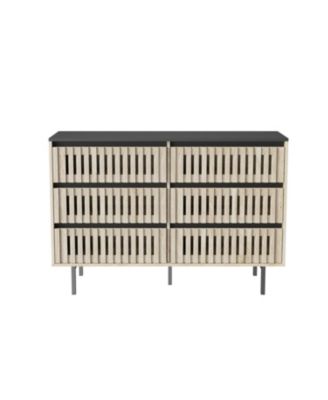 Dresser & Armoires Modern 6-Drawer Bedroom Storage Cabinet