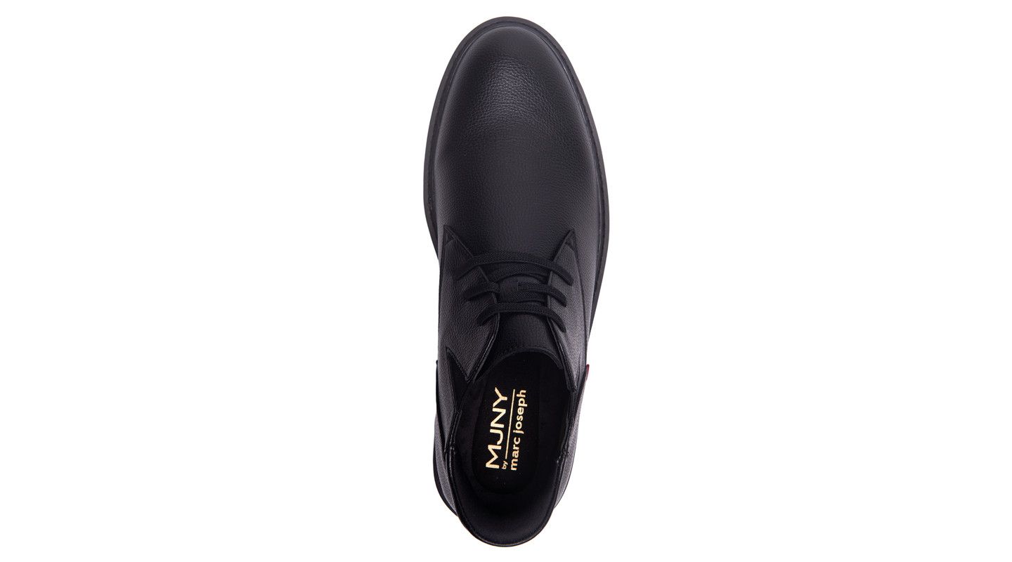 Мужские ботинки Marc Joseph New York Clark Road Hands-Free Slip On Technology Leather Laceup Chukka, цвет: Чёрный — фото 6