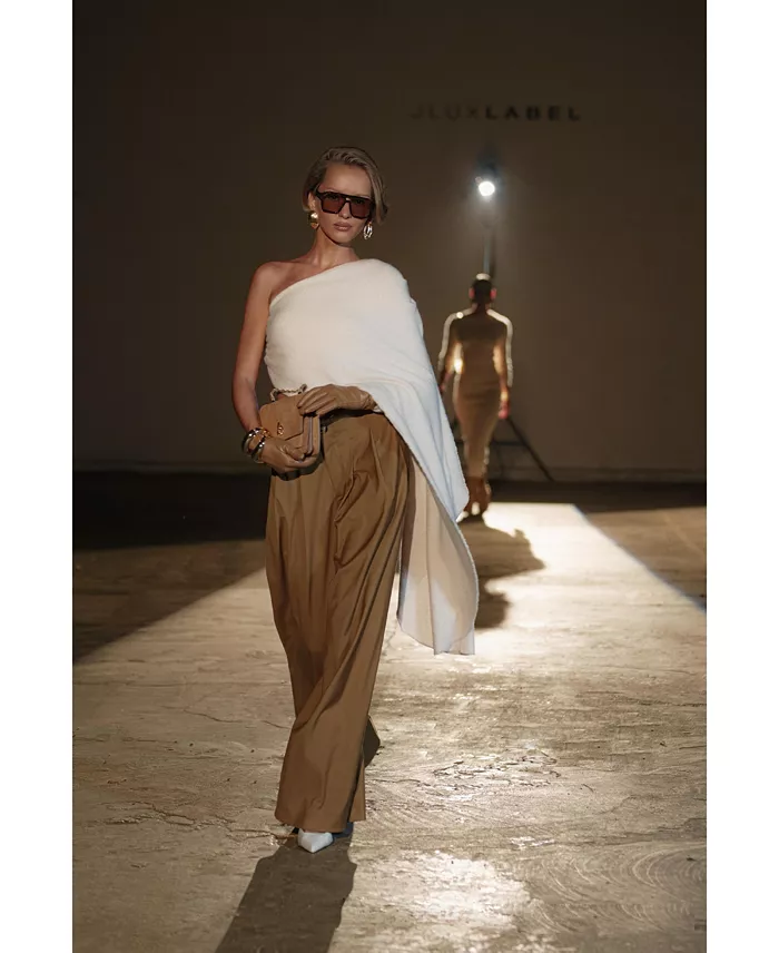 Women's Polished Pleat Trouser - thumbnail 8