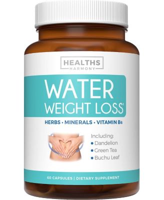 Water Weight Loss Capsules, Diuretic Water Pills for Bloating Relief, Weight Loss for Men & Women