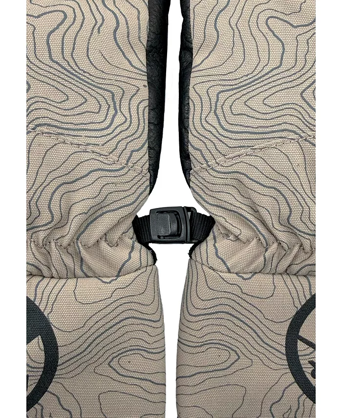 Men's Waterproof Ergo Grip Leather Palm Snow Gloves "ASPEN - thumbnail 6