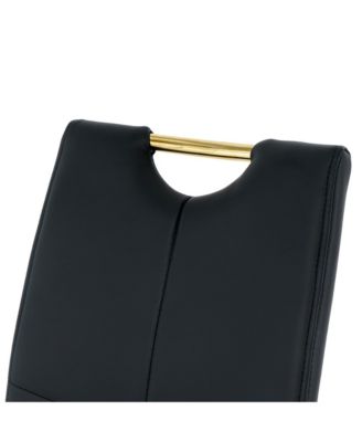 Streamdale Faux Leather Dining Chairs Set of 4