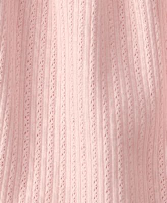 Baby Girls' Pointelle Round Neck Bodysuit Dress