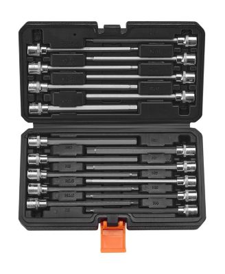 SUGFIT 18-Piece Extra Long Allen Hex Bit Set for Hard-to-Reach Applications