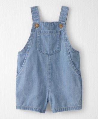 Little Plane by Carters Baby Boys' Chambray Square Neck Shortall