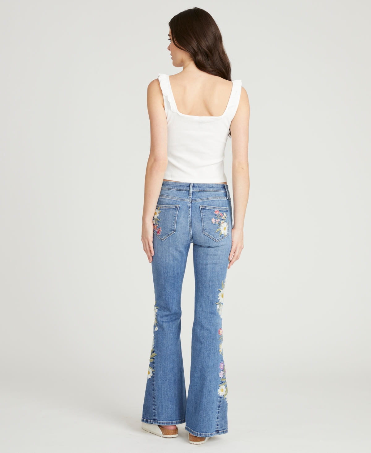 Driftwood Women's Fab Farrah Daisyland Flare Jeans