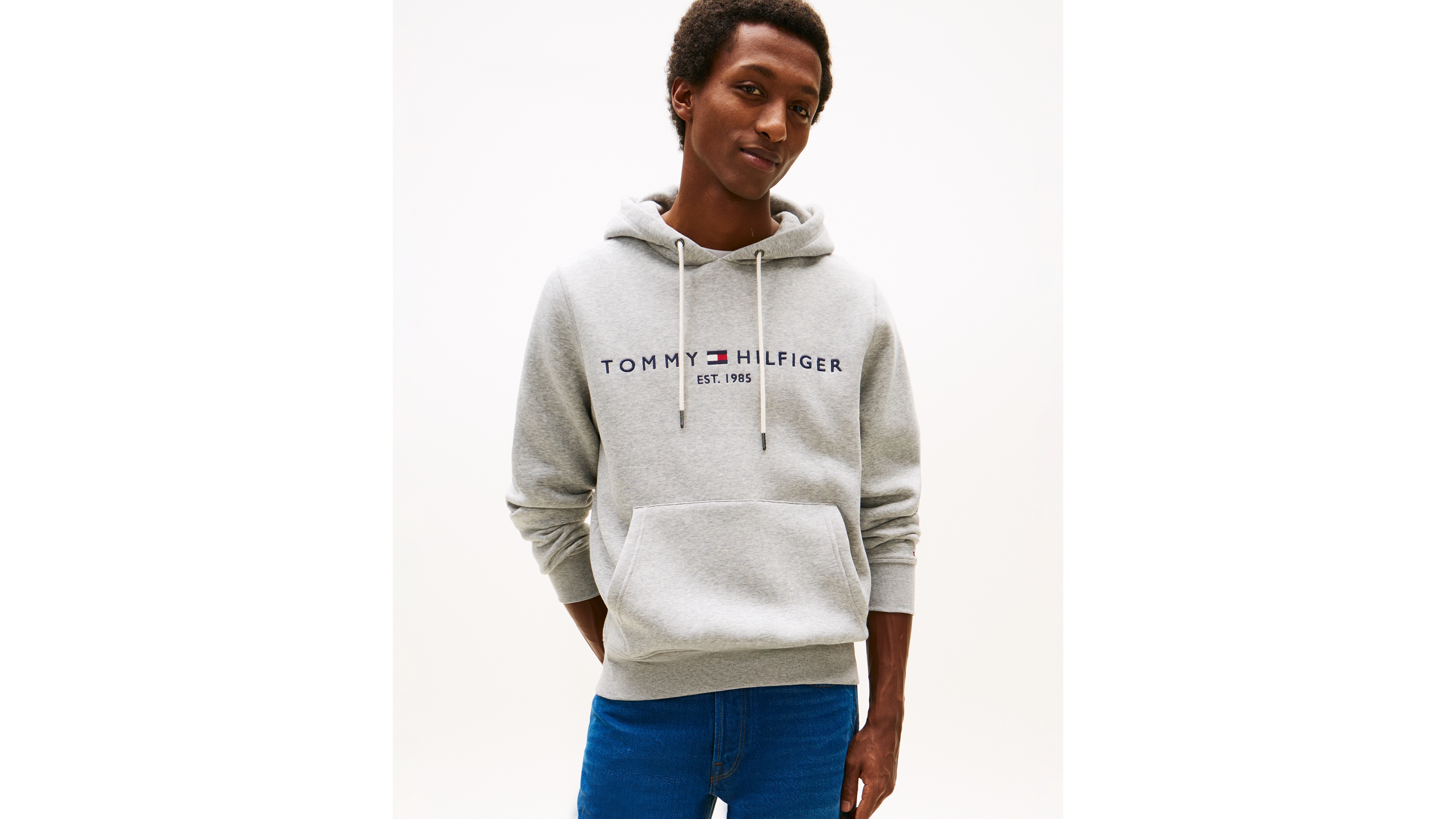 Tommy Hilfiger Men's Embroidered Logo Hoodie