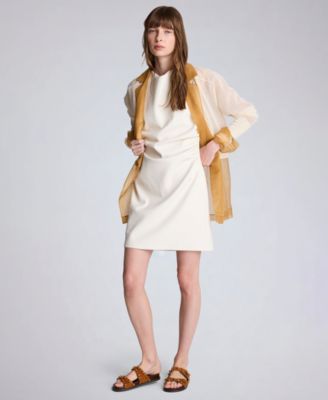 Women's Boat Neck Mini Dress