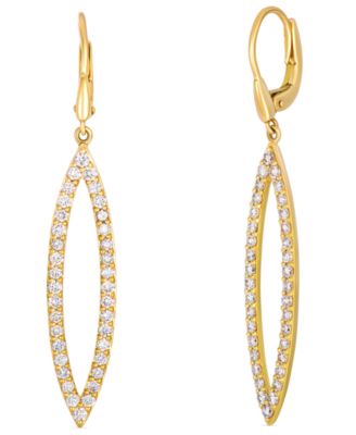 Nude Diamond Drop Earrings (1.74 ct. t.w.) in 14k Honey Gold