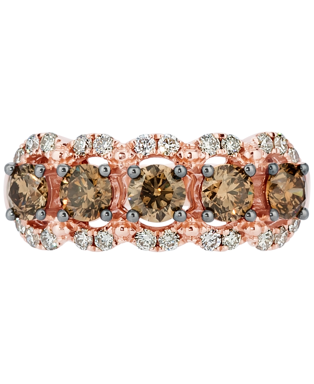 Le Vian Chocolate Diamond (1.15 ct. t.w.) & Nude Diamond (0.39 ct. t.w.) Ring in 14k Strawberry Gold