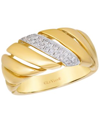 Vanilla Diamond Ring (0.15 ct. t.w.) in 14k Honey Gold