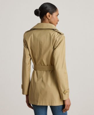 Women's Short Belted Trench Coat