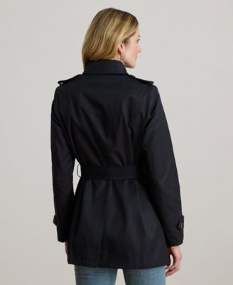 Women's Short Belted Trench Coat