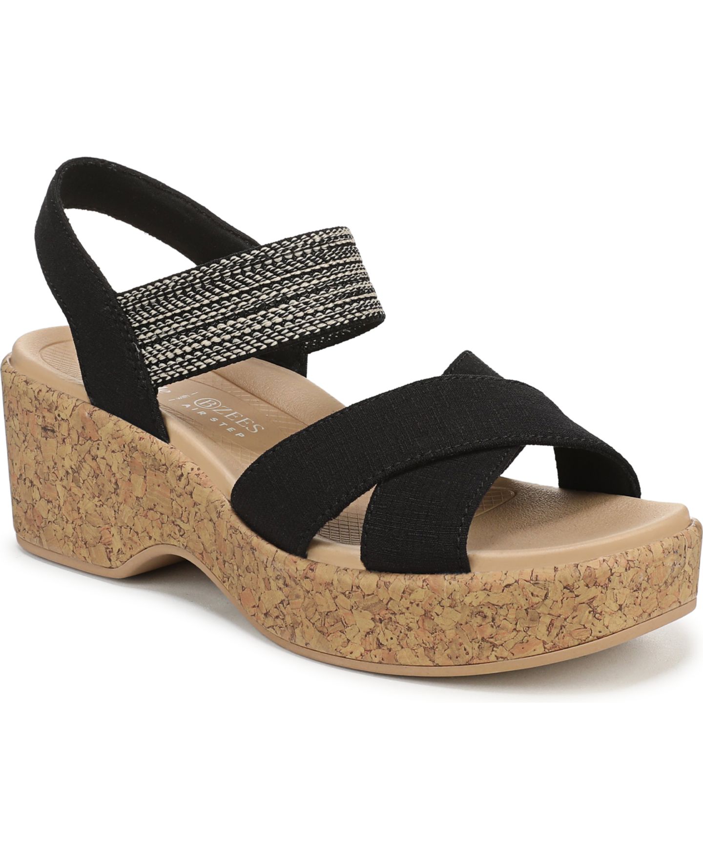 Женские сандалии LifeStride Verity Slingback, цвет: Чёрный разноцветный джинсовый — фото 1