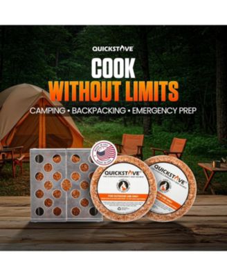 Portable Stove with 2 Fire Starters, Lightweight Stainless Steel Wood Burning Stove