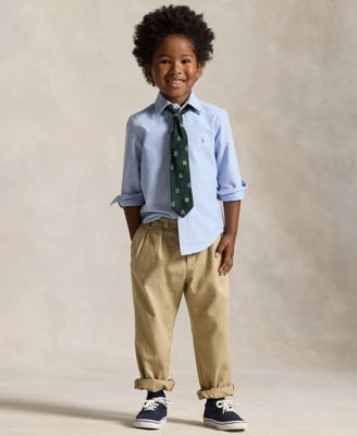 Boys' 2T-7 Cotton Oxford Shirt