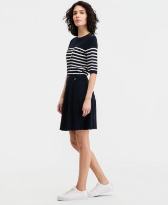 Jeans Women's Pleated Sweater Skirt