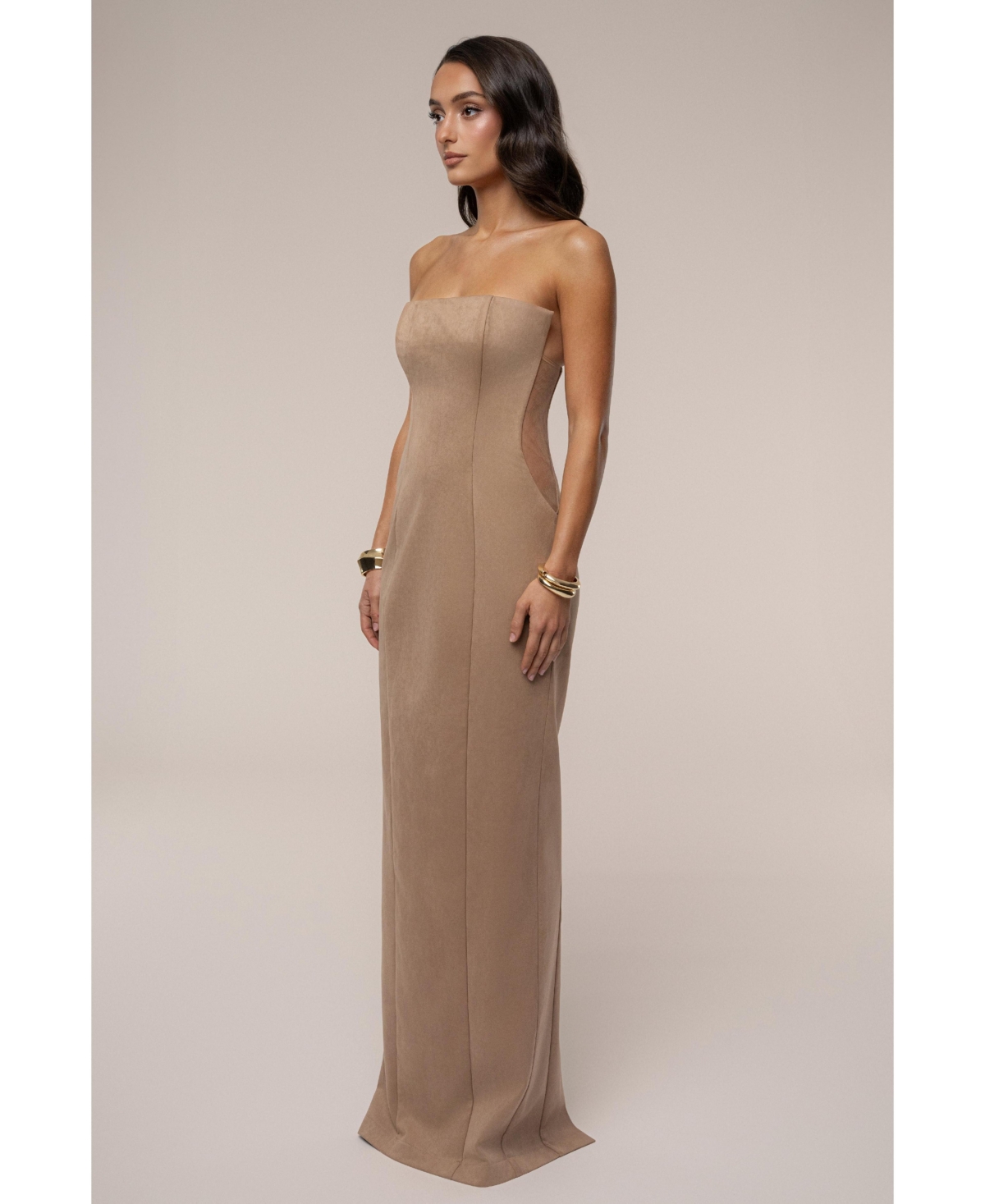 Jluxlabel Women's Madison Suede Maxi Dress