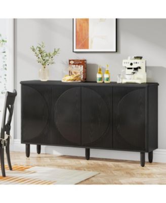 Modern Storage Cabinet, Sideboard Buffet Table with Doors