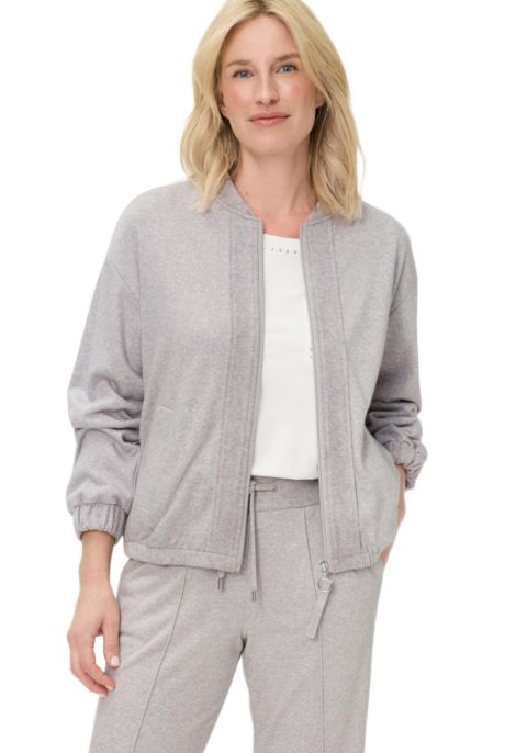 Женские куртки Olsen Women's Collarless Zip Front Jersey Jacket