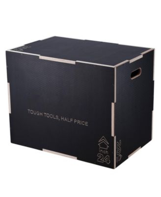 SUGFIT 3-in-1 Plyo Jump Box 30/24/20" Wooden Agility Training Box