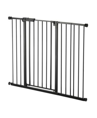 Adjustable Pressure-Mount Safety Gate, 26"-48" Wide, 36" High, Black