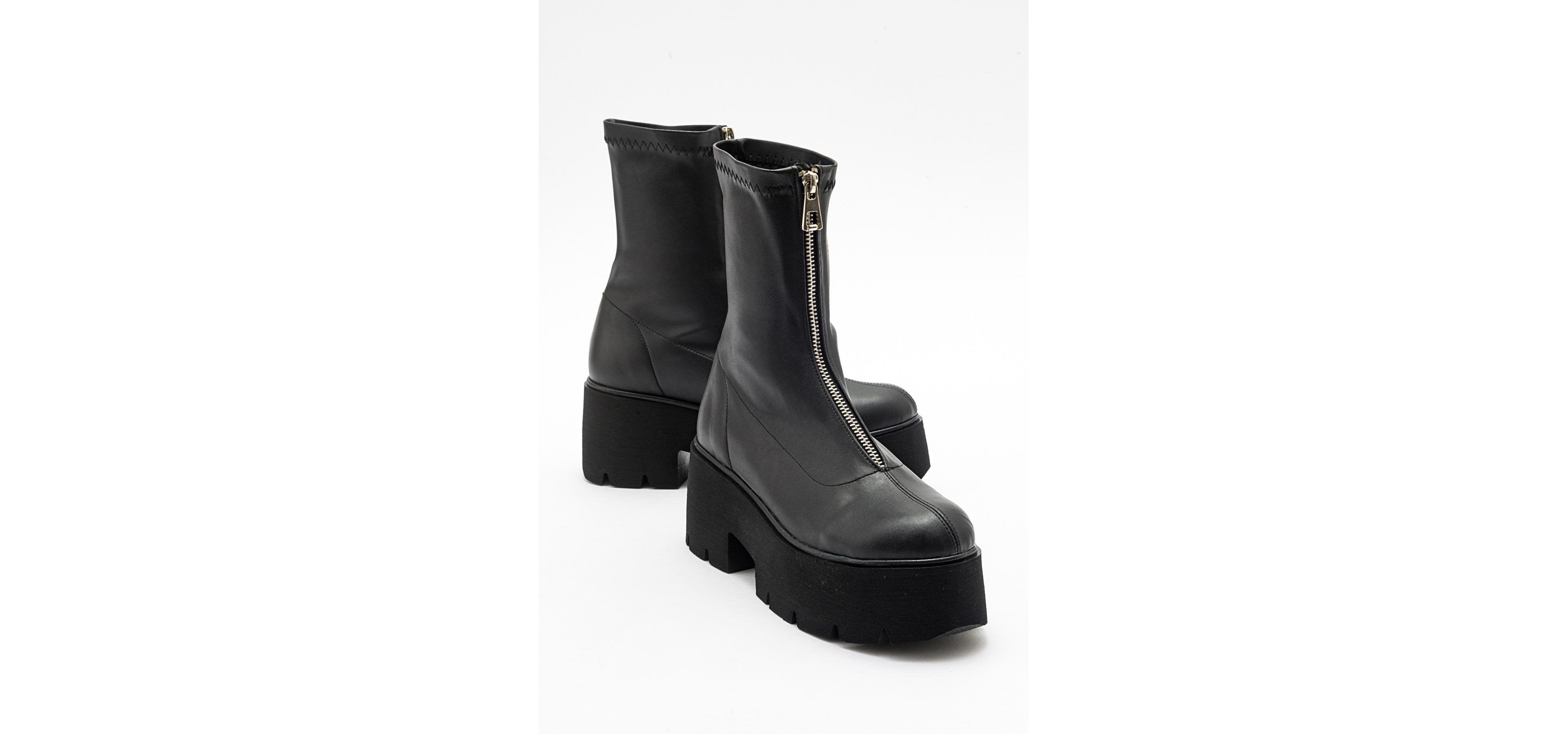 Prologue Shoes Ovil Platform Zip Boot (Women)