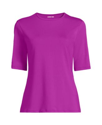 Women's SunShade UPF 50 Elbow Sleeve Rash Guard Swim Tee