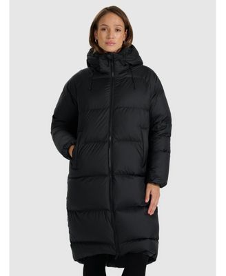 Women's natural-filled down coat - black