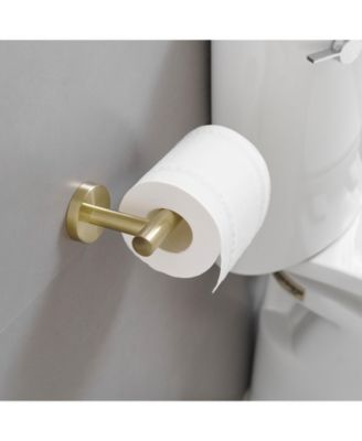 5-Piece Bath Hardware with Towel Bar Towel rack Towel Hook Toilet Paper Holder and Towel Ring Set in