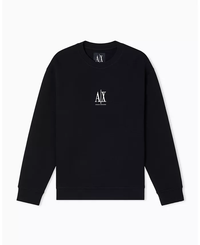 Men's Icon Logo Fleece Crew Neck Sweatshirt