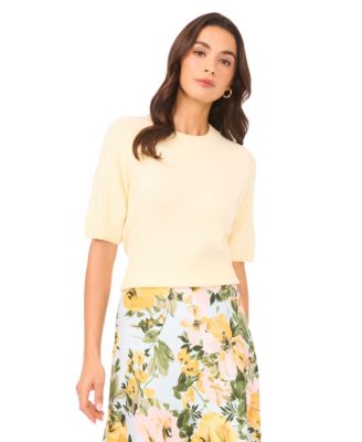 Women's Short-Sleeve Crewneck Sweater