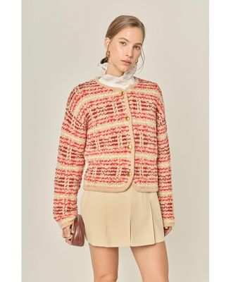 Women's Textured Stripe Jacket