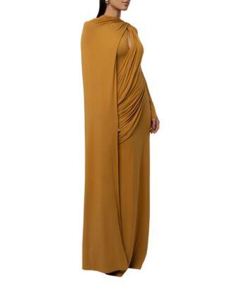 Women's Draped Elegance Cape Dress