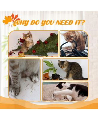 80" - 95" Adjustable Tall Cat Tree with Sisal Scratching Post