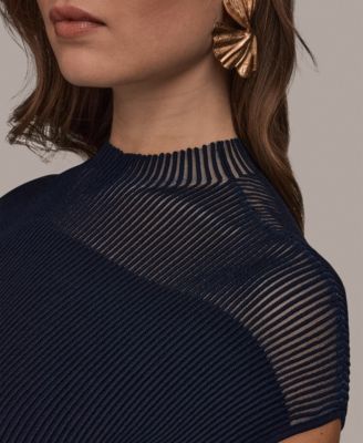 Women's Mock Neck Midi Dress