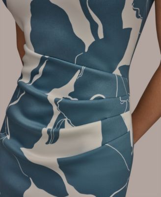 Women's Boat Neck Midi Dress