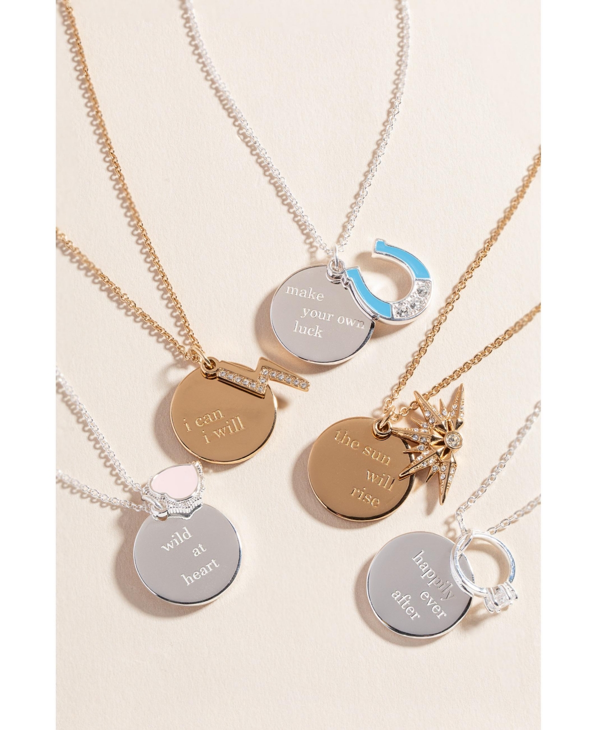 Wild At Heart Duo Charm Pendant Necklace