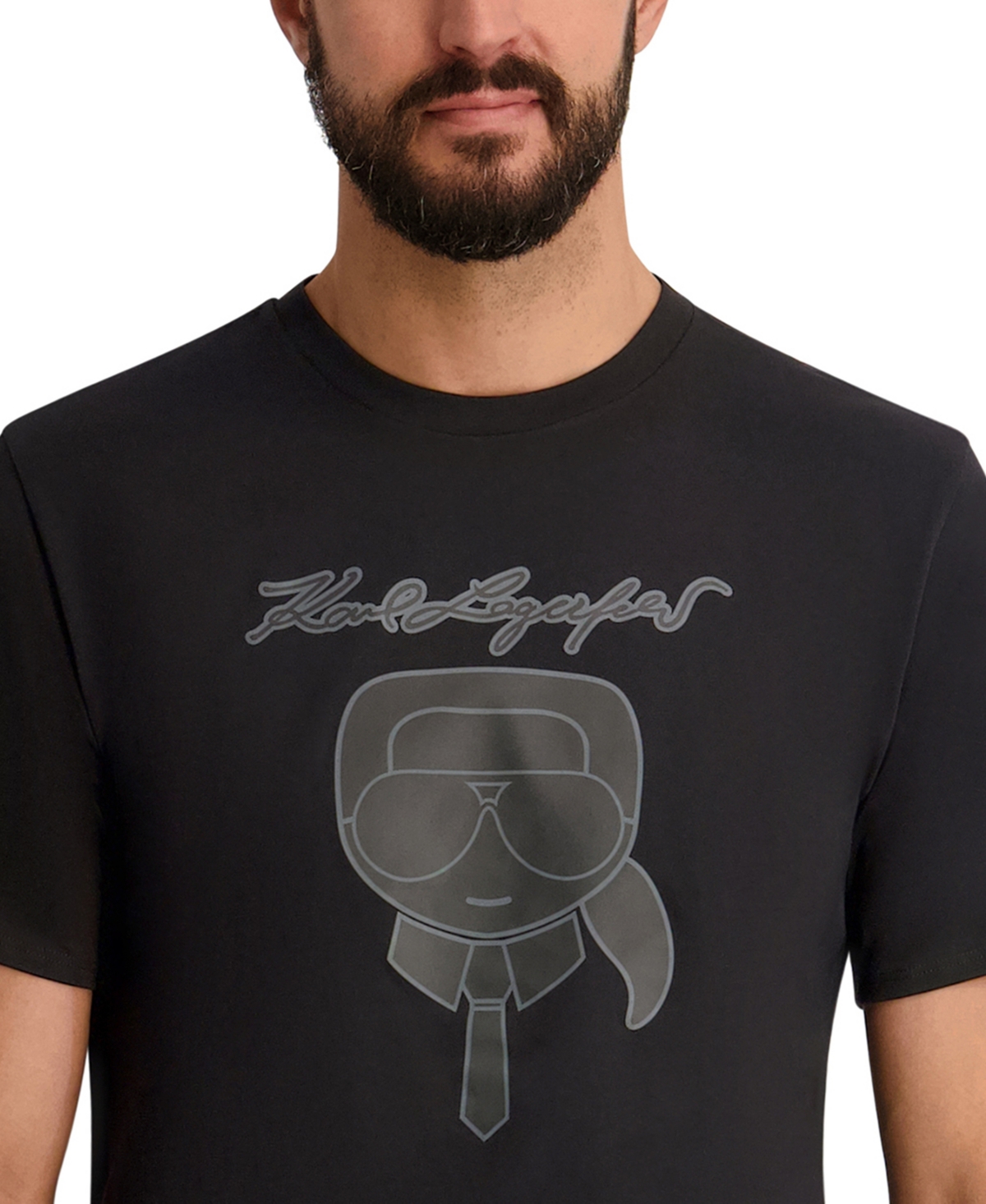 Karl Lagerfeld Paris Men's Short-Sleeve T-Shirt