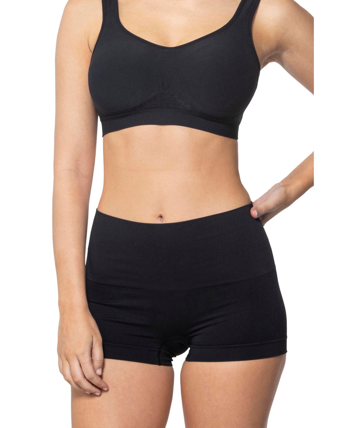 Underoutfit Women's Smoothing At Waist Boyshort