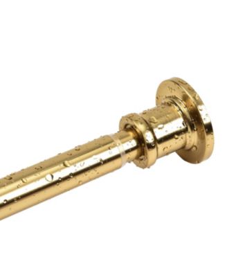 Adjustable Shower Curtain Rod 42” -72”, Spring tension Stainless Steel Telescoping Rod, Heavy Duty, Rust Resistant,