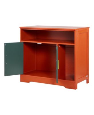 Modern Wooden Litter Box Enclosure with Storage Shelf