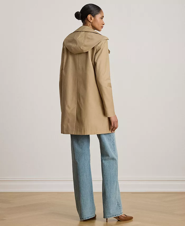 Women's Hooded Raincoat - thumbnail 4