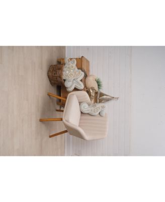 Beaded Seahorse Coastal Embellished Accent Shaped Pillow