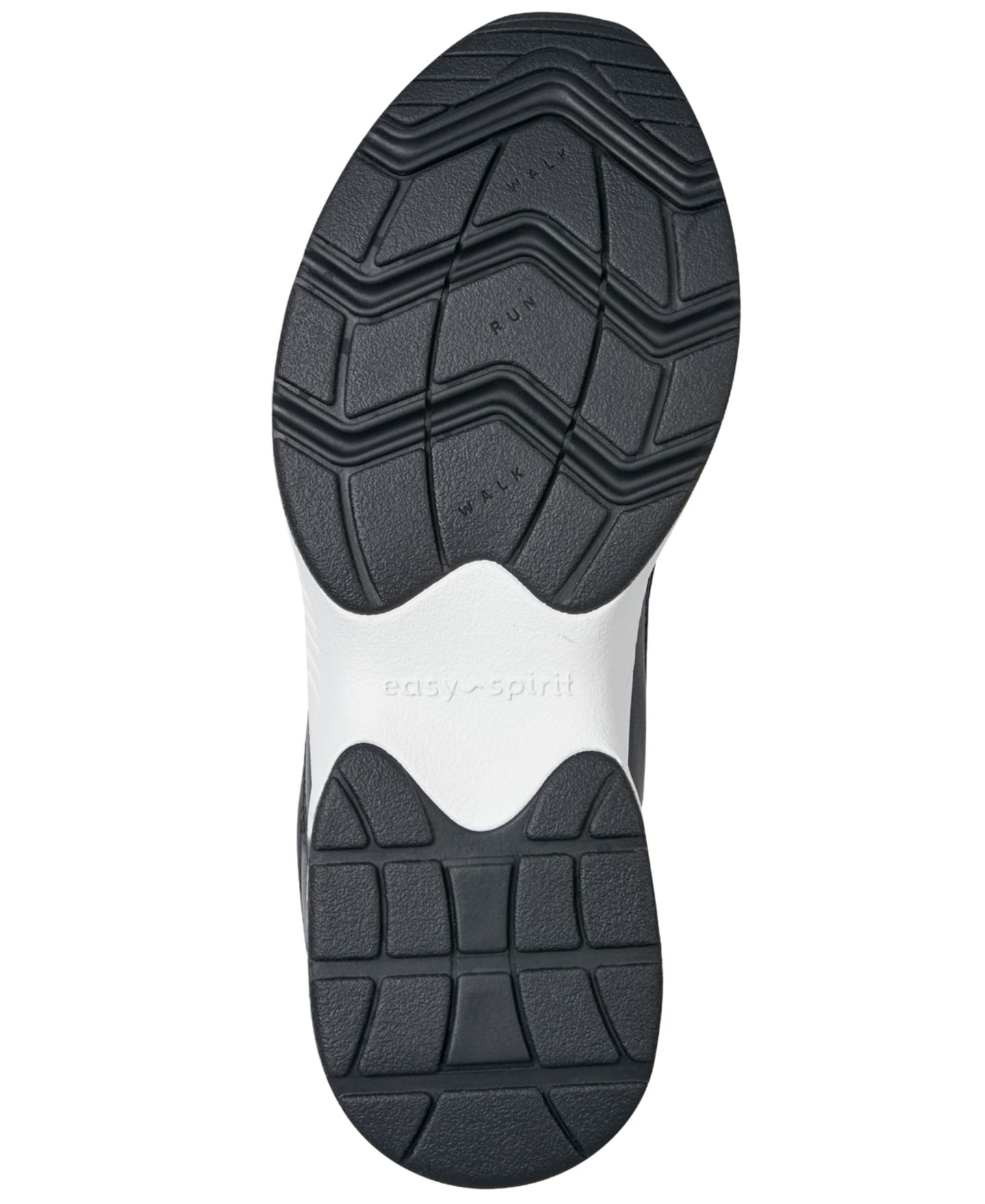 Женские кроссовки Easy Spirit Romy Lightweight Easy-On Walking, цвет: Чёрный / Белый кожаный — фото 5