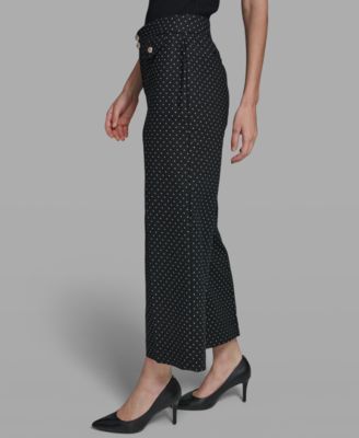 Petite Flap Pocket Ankle Pants