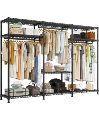 Heavy Duty Portable Adjustable Clothes Rack 795 lbs Load Garment Rack