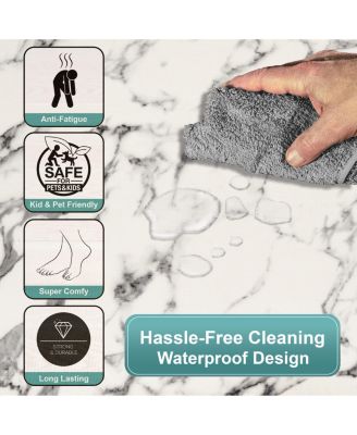 80 Sq. Ft. Interlocking EVA Foam Wood Grain Floor Tiles 3/8-Inch Thick with Borders